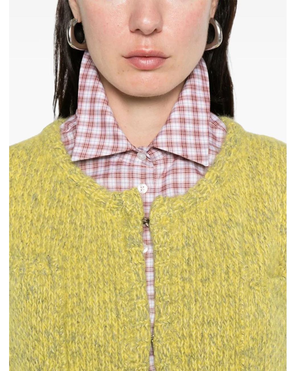 LN22 Yellow Knit Cardigan