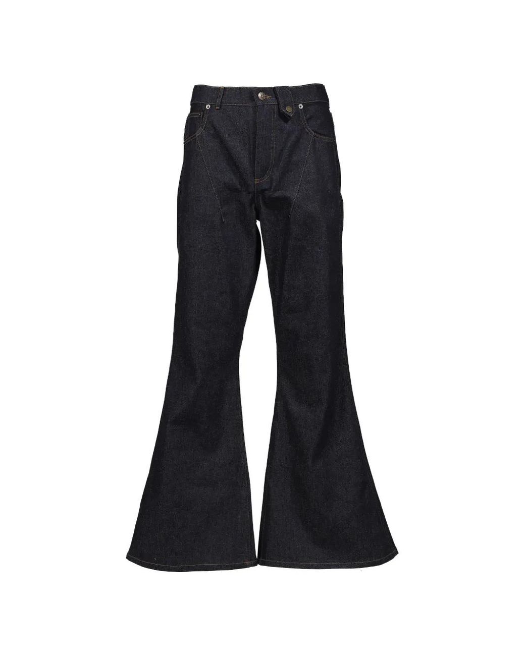 Egonlab Black Flared Jeans for men