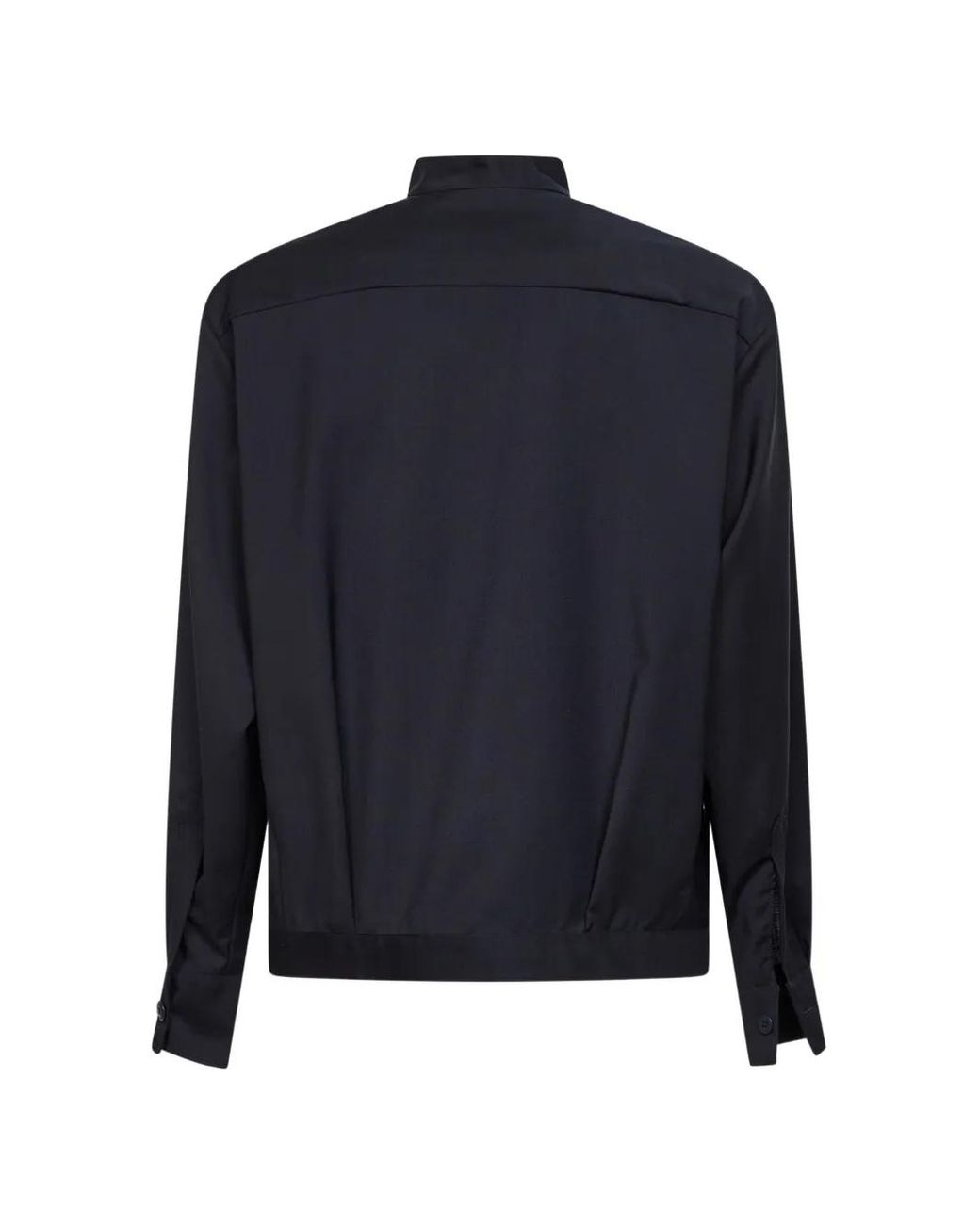Costumein Blue Buttoned Wool Jacket for men