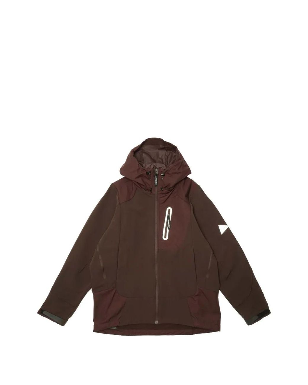 And Wander Brown Veste Stretch for men