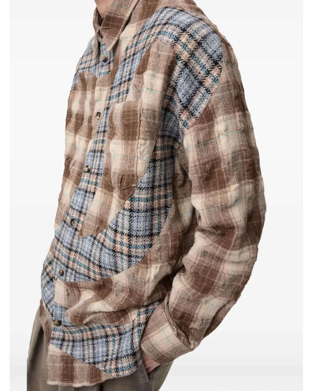 Loewe White Chemise À Design Patchwork for men
