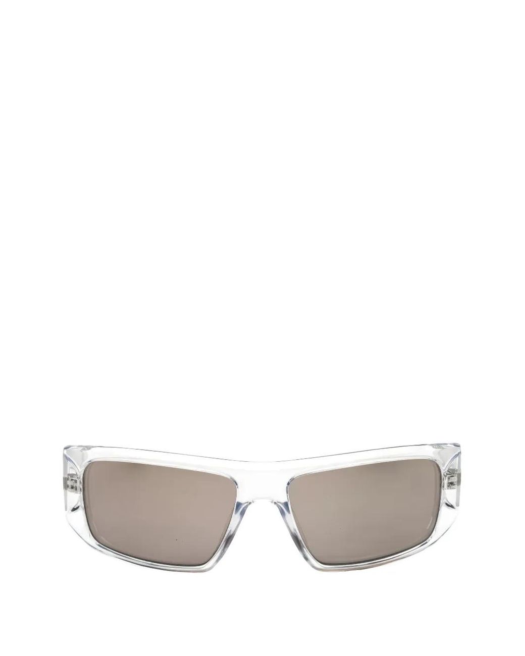 DKNY White Rectangle-Frame Sunglasses