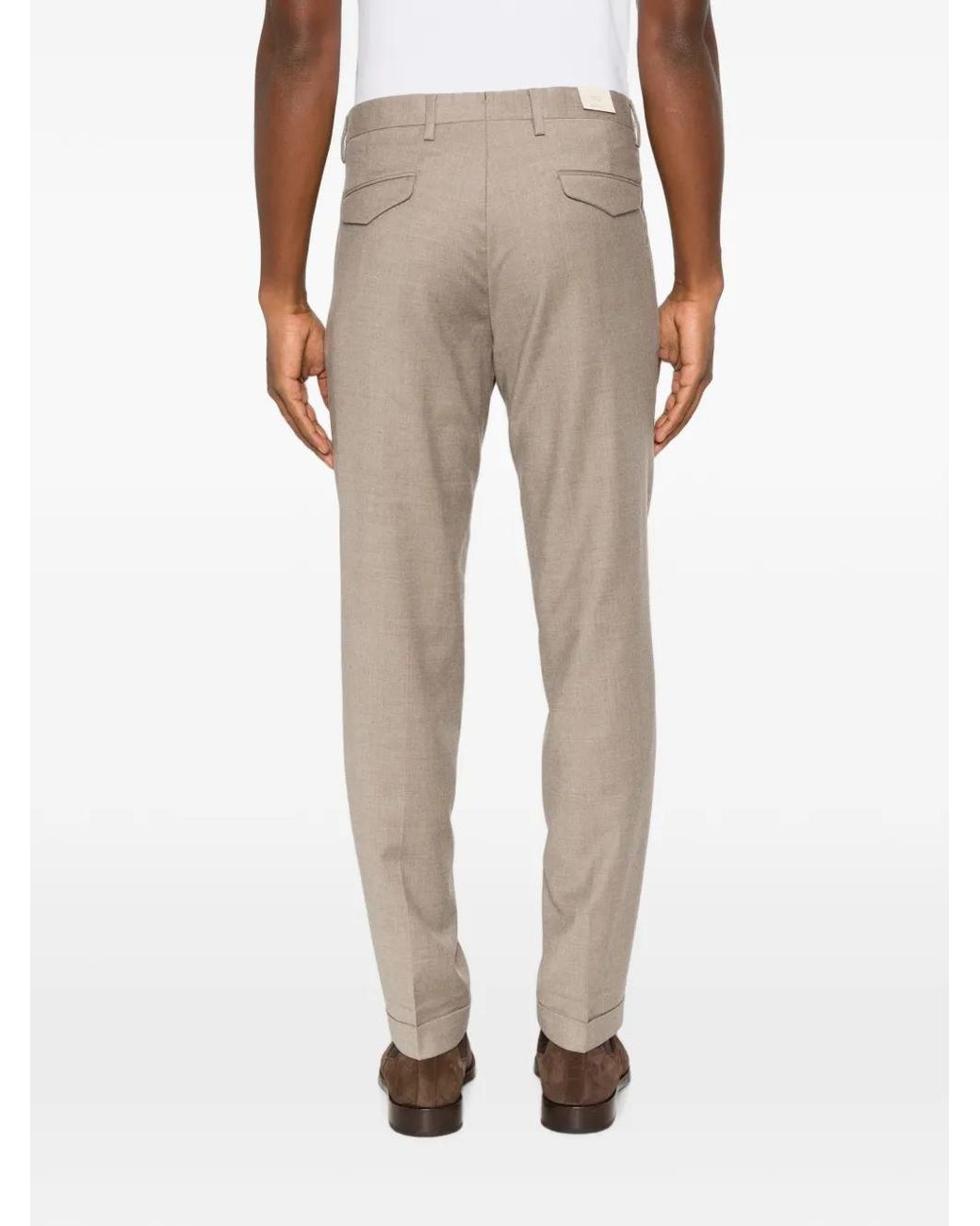 Briglia 1949 Gray Pleated Trousers for men