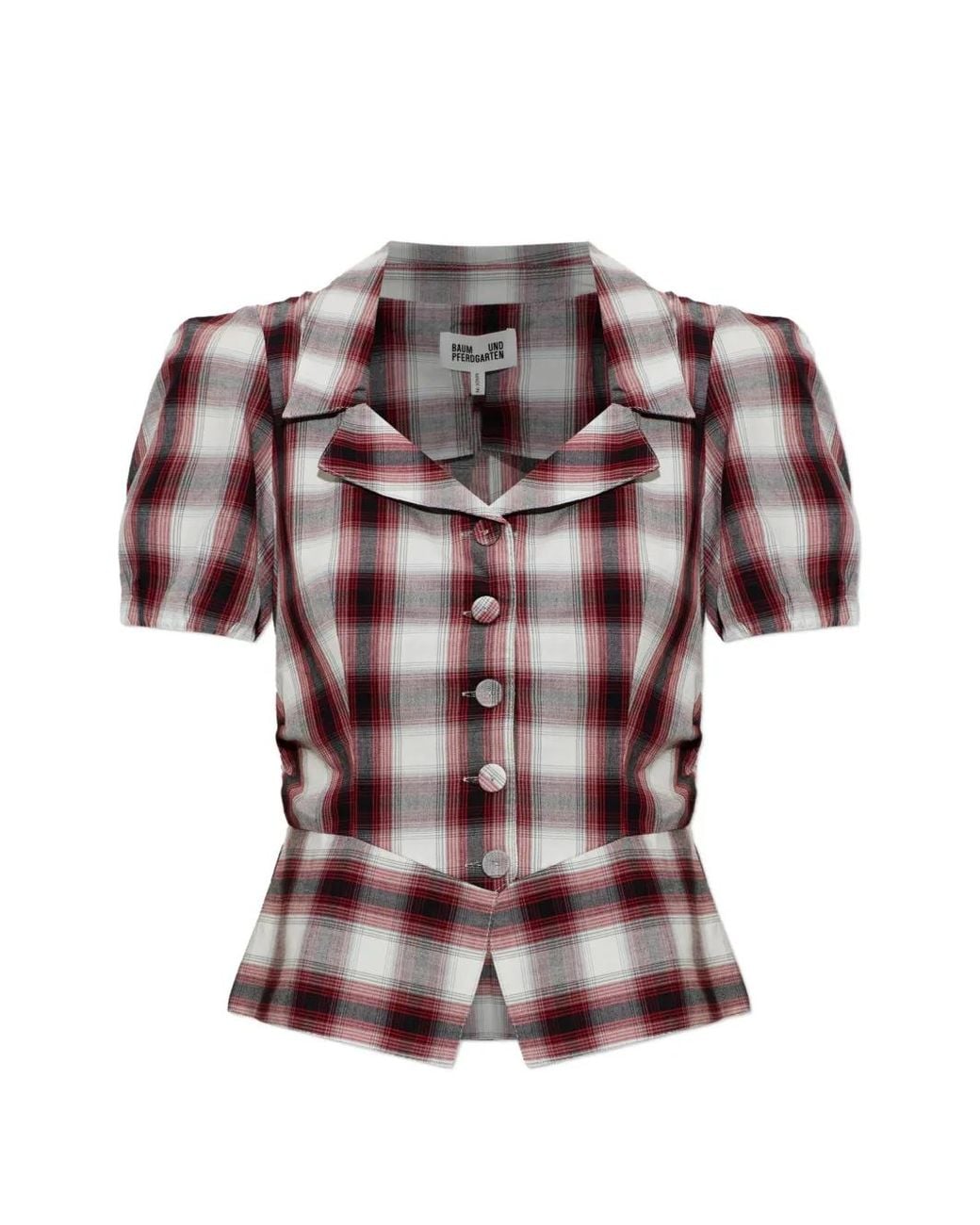 Baum und Pferdgarten White Macaia Checked Blouse