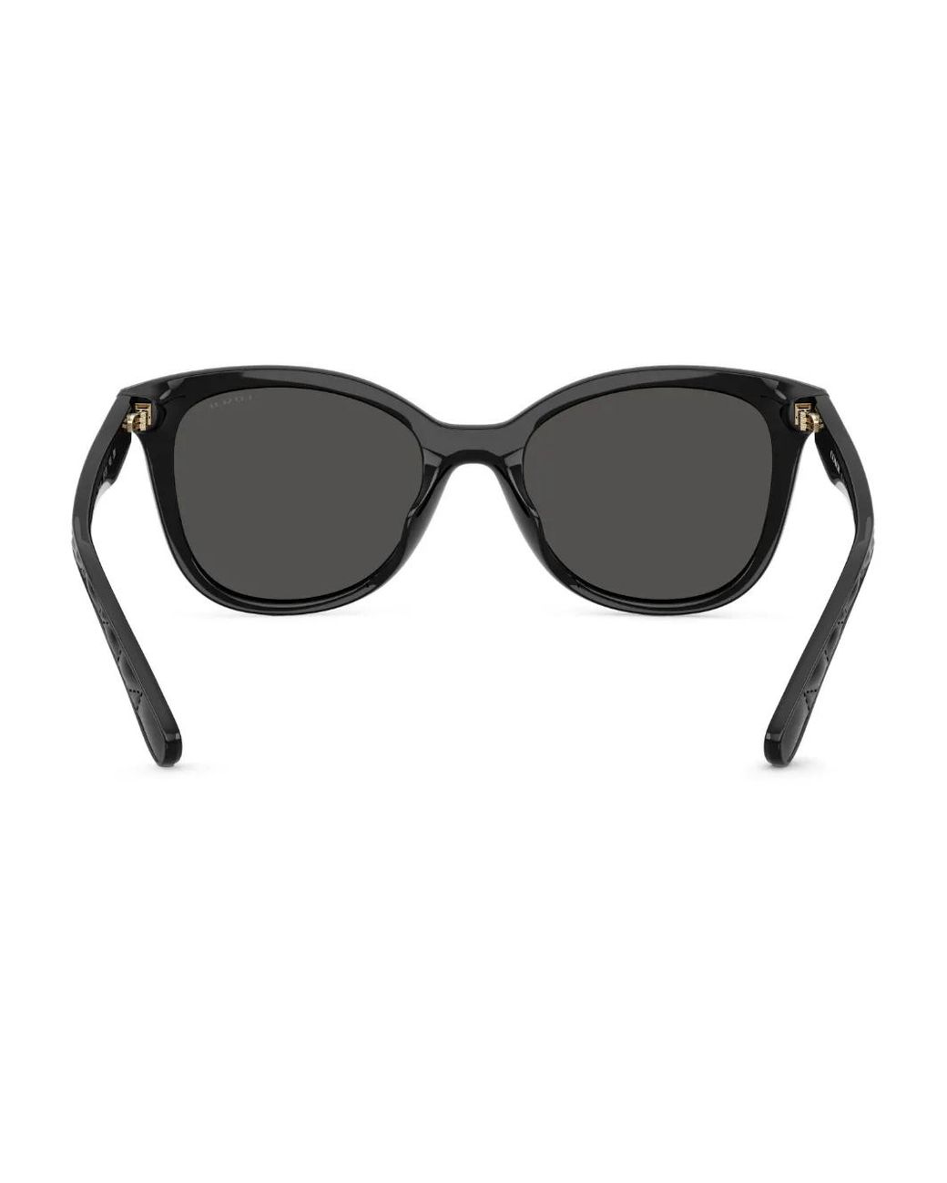 COACH Black Lunettes De Soleil À Plaque Logo