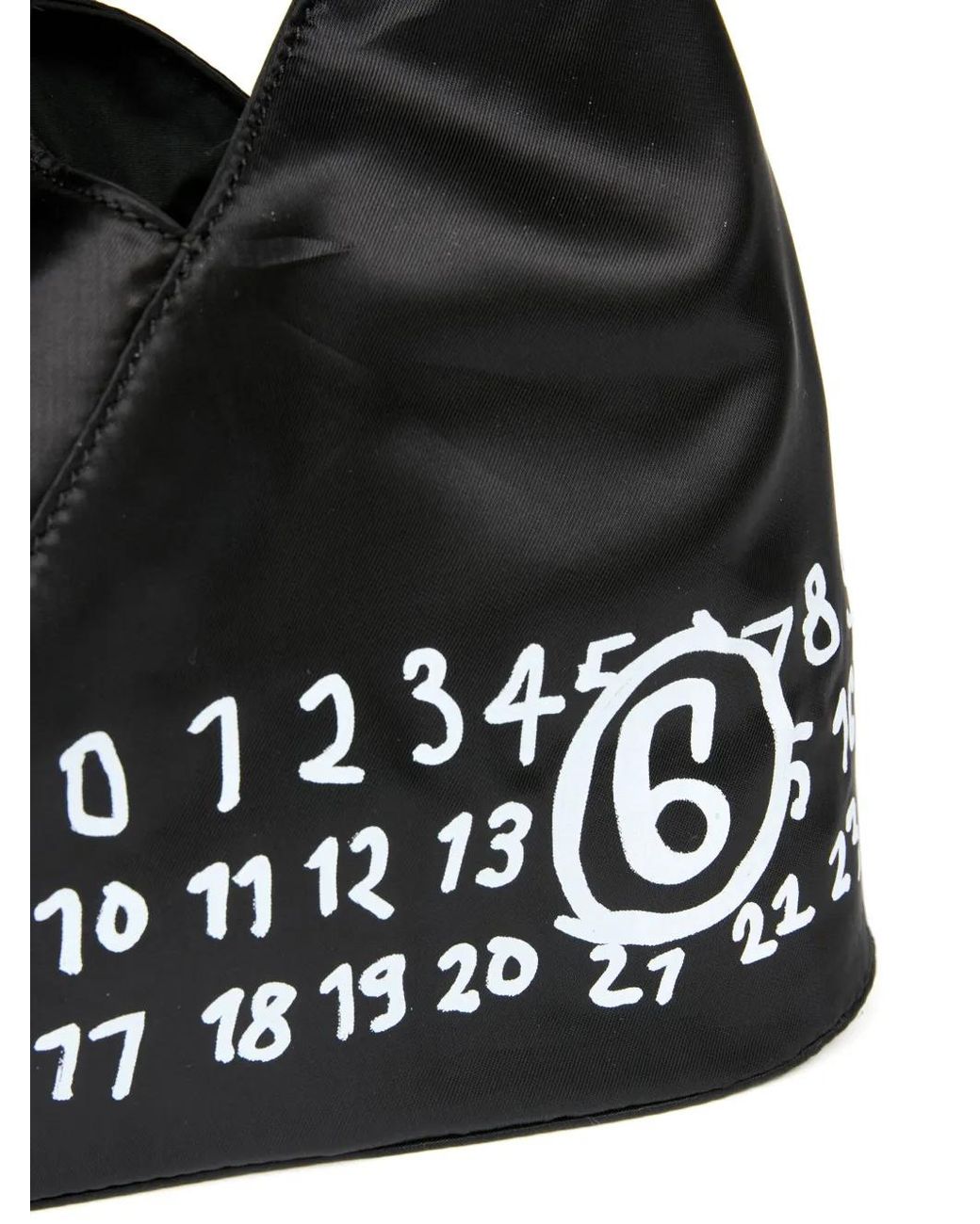 MM6 by Maison Margiela Black Japanese Tote Bag