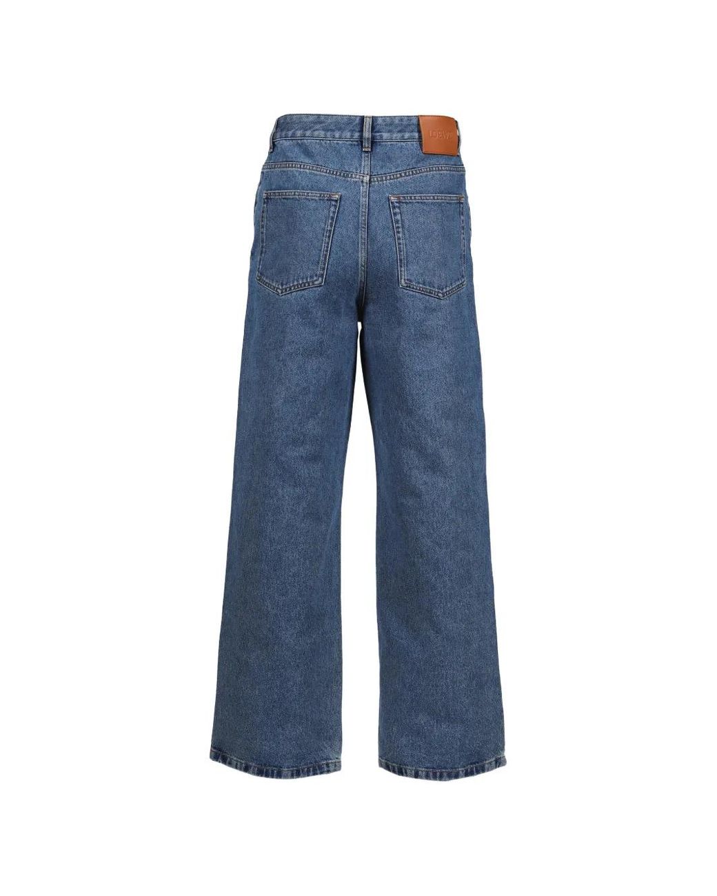 Loewe Blue Anagram Baggy Jeans for men