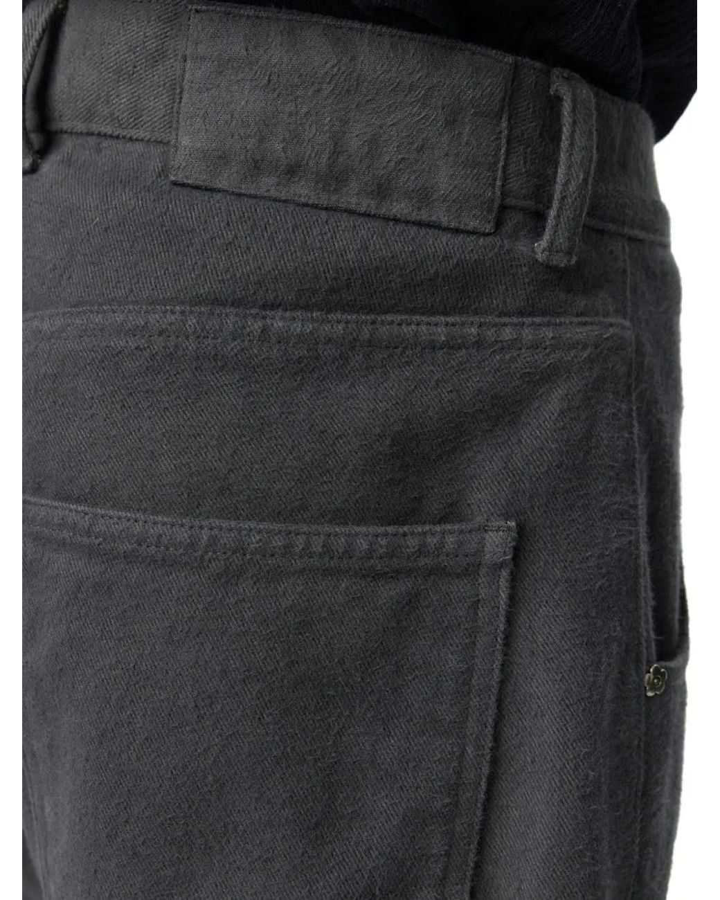 mfpen Black Straight Cut Jeans for men