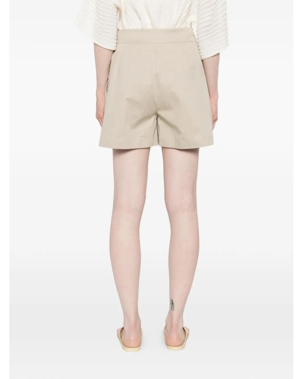 Fedeli Natural Egon Pleated Shorts