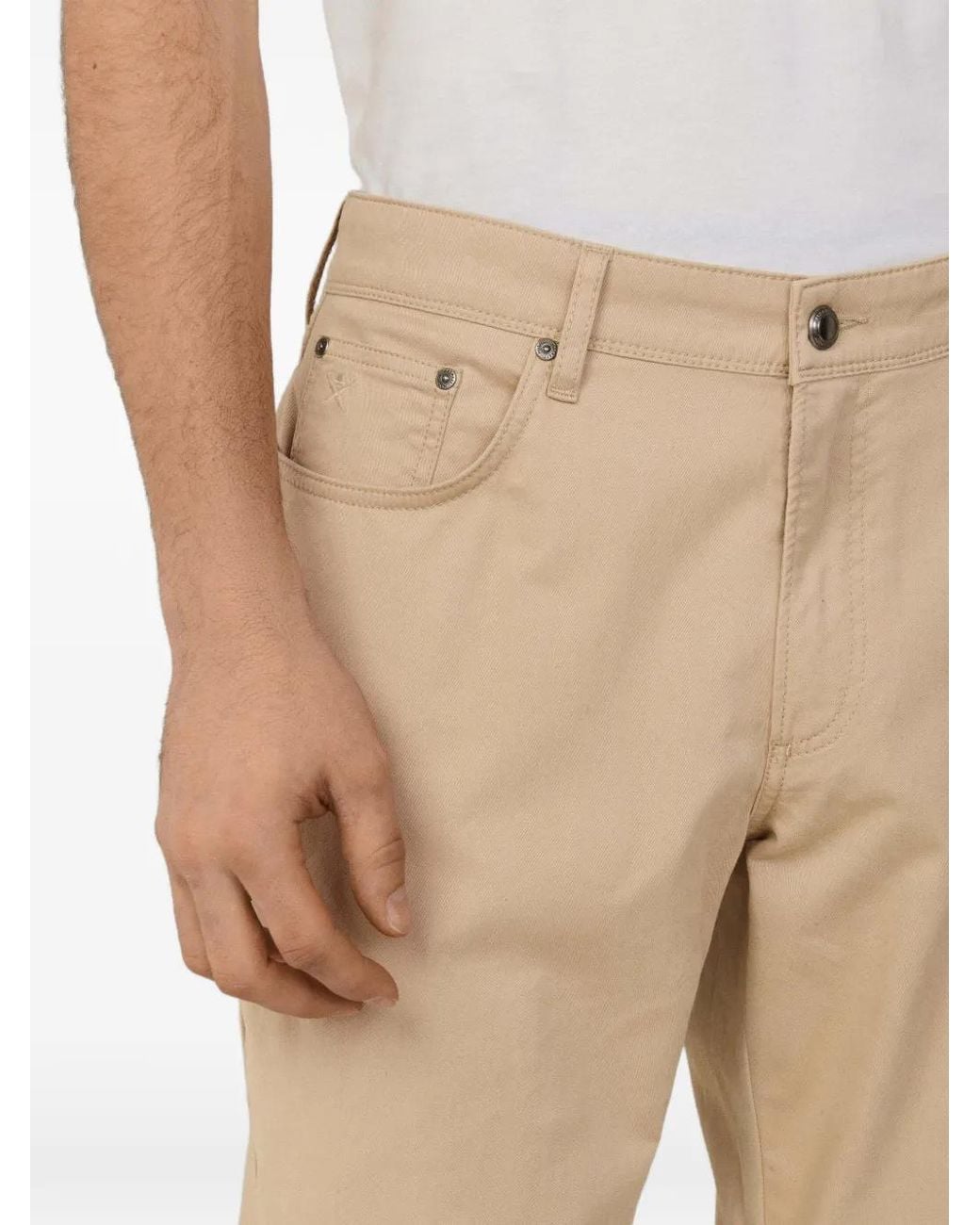 Hackett Natural Trinity Five-Pocket Trousers for men