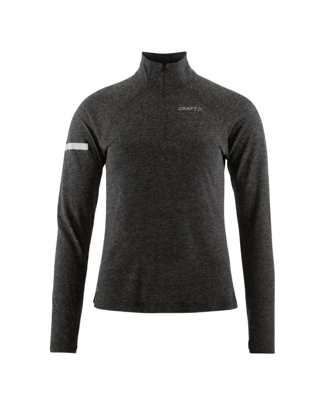 C.r.a.f.t Black Quarter-Zip Long-Sleeve T-Shirt