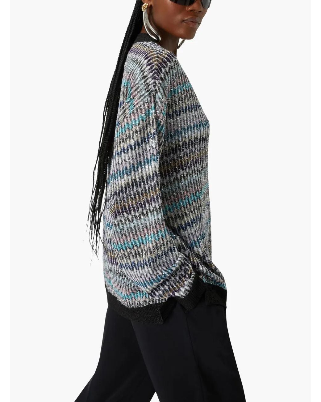 Missoni Trui Met V-Hals in het Gray