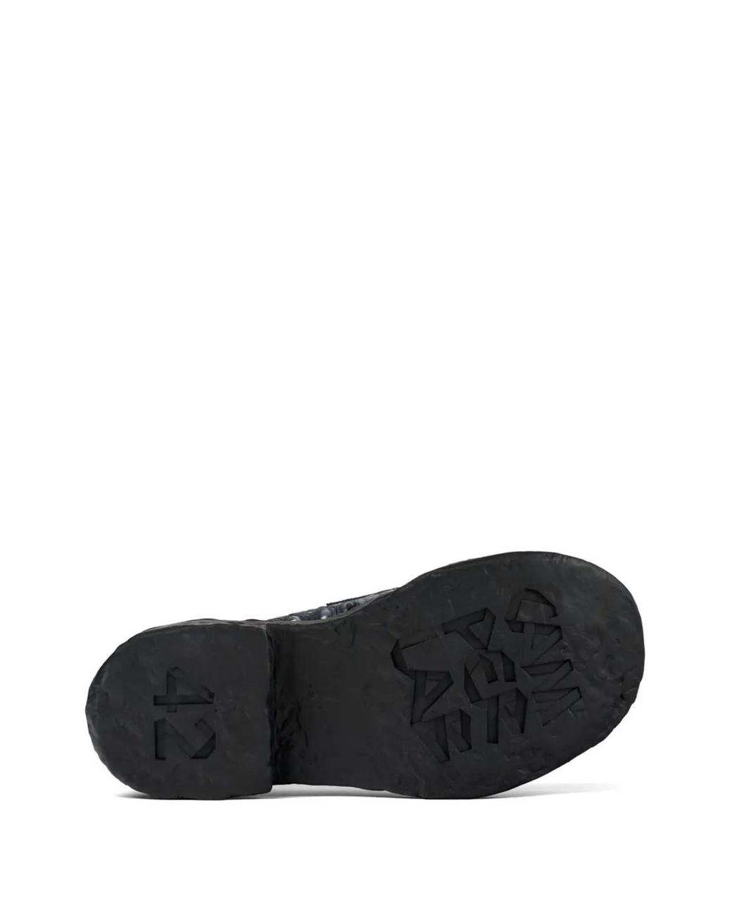 CAMPERLAB Black Vamonos Croc-Effect Leather Loafers