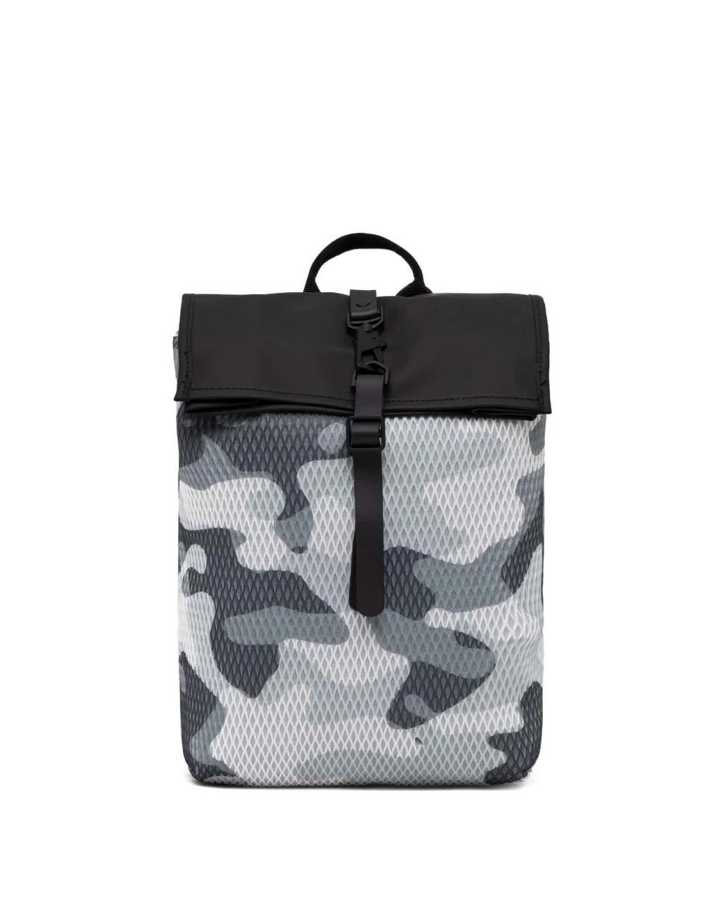 Rains Gray Rucksack Mit Camouflagemuster