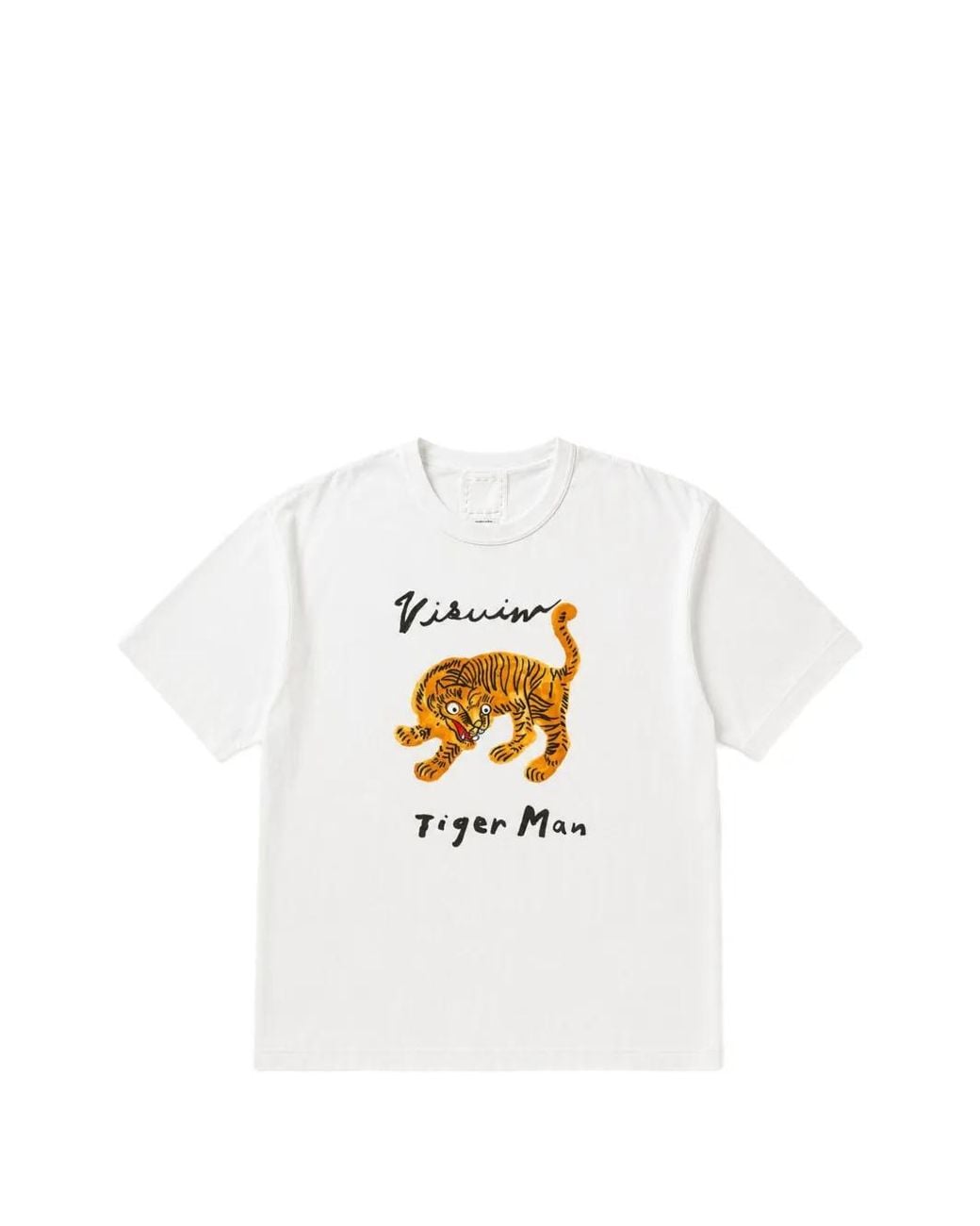 Visvim White T-Shirt Tiger for men