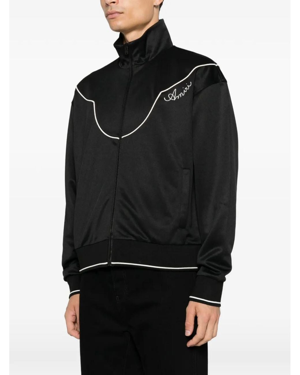 Amiri Black Veste De Sport Western for men