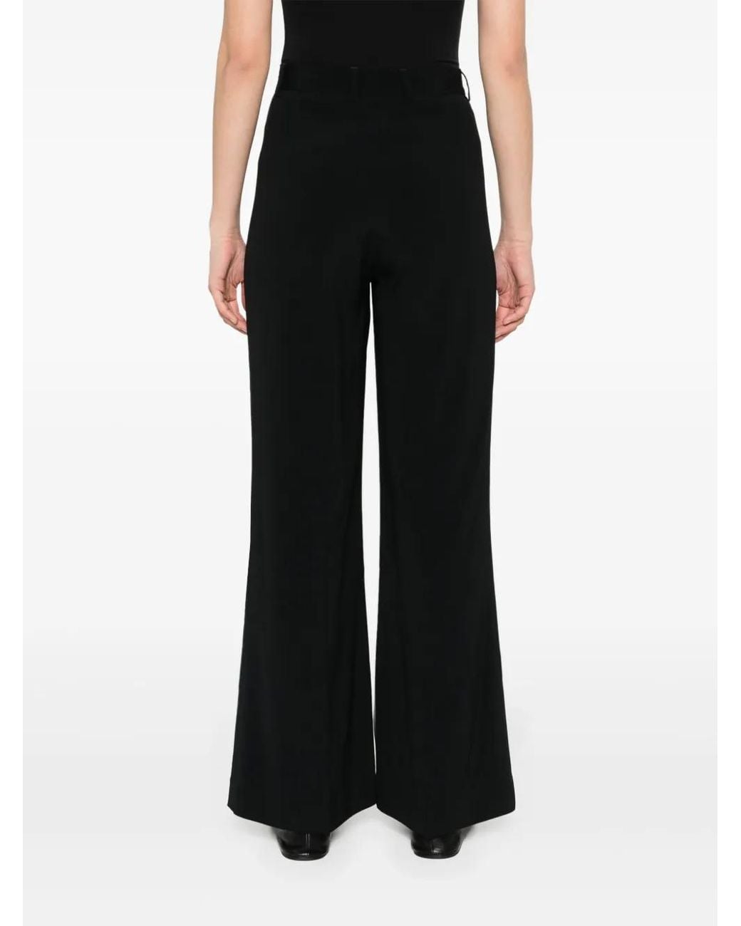 Officine Generale Black Gracella Pts Crepe Viscose Clothing