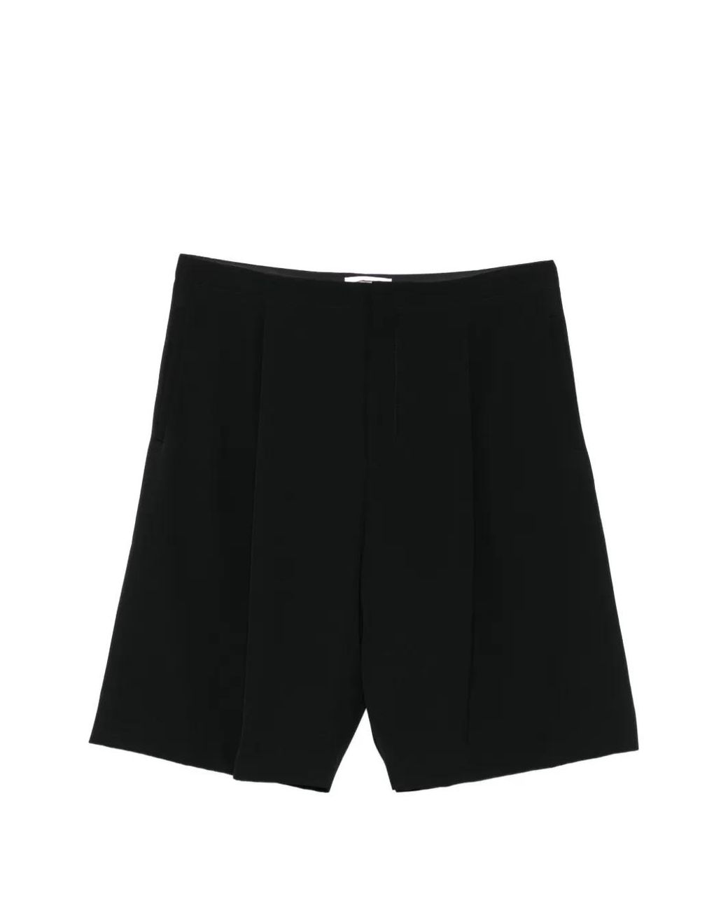 The Row Black Sayed Wool Bermuda Shorts for men