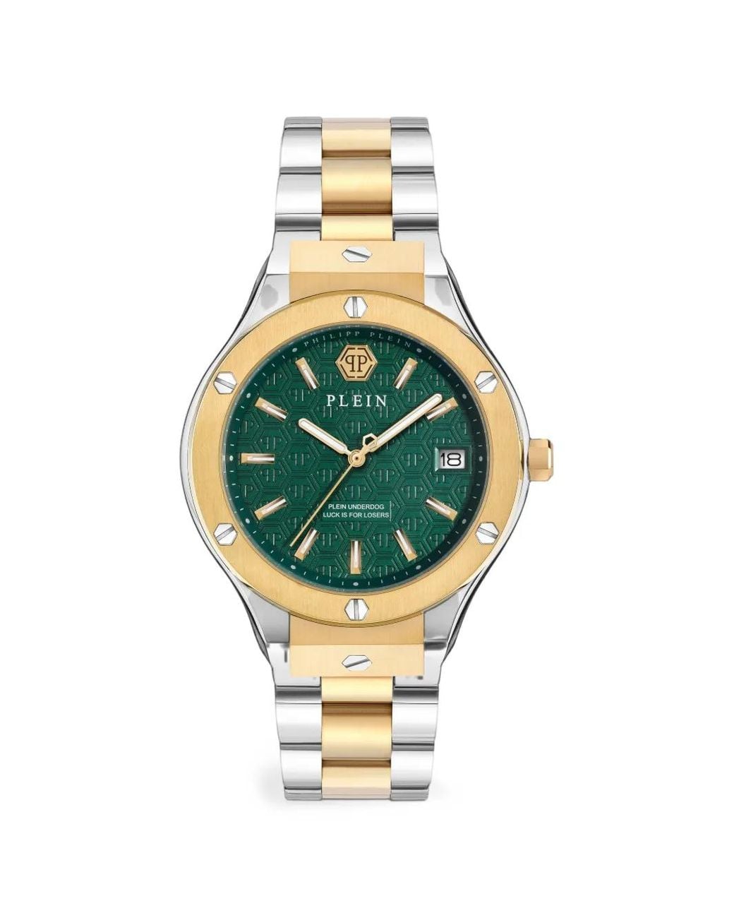 Philipp Plein Metallic Plein Underdog 44Mm Watch for men