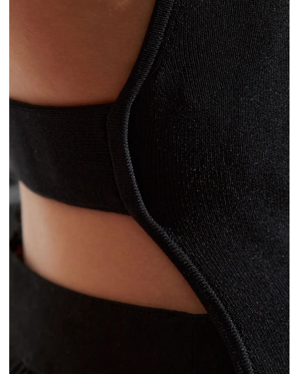 Cult Gaia Black Halterneck Top