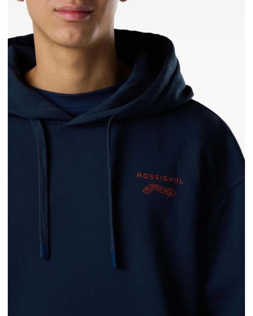 Rossignol Blue Waterfall Relax Hoodie for men