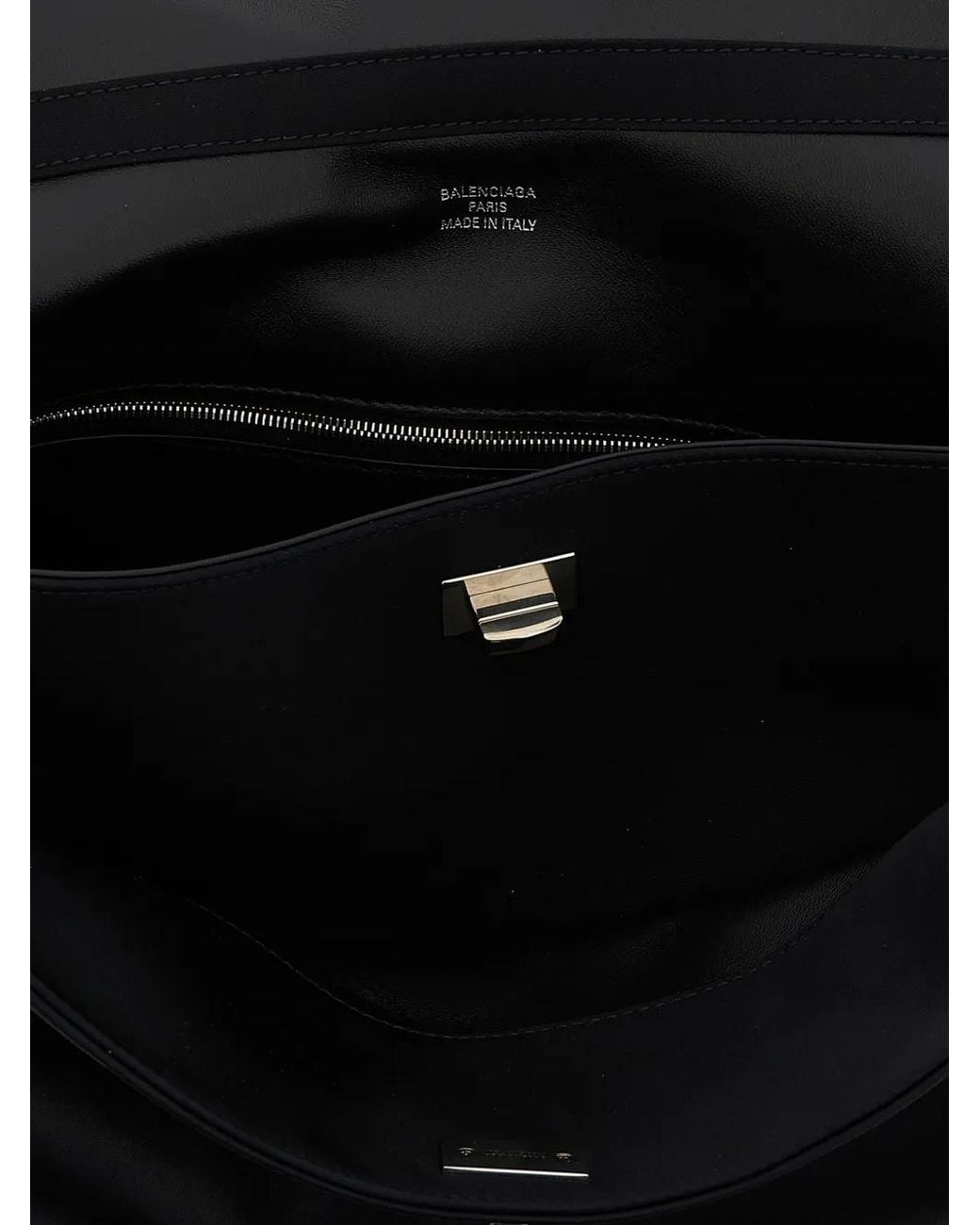 Balenciaga Black Medium Rodeo Ringtag Shoulder Bag for men