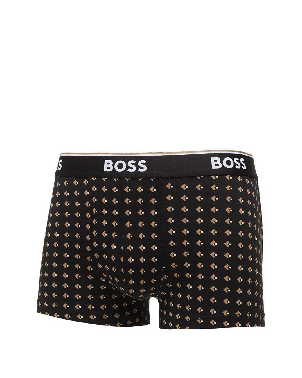 HUGO Black Logo Boxer Briefs (Set Of Three) for men