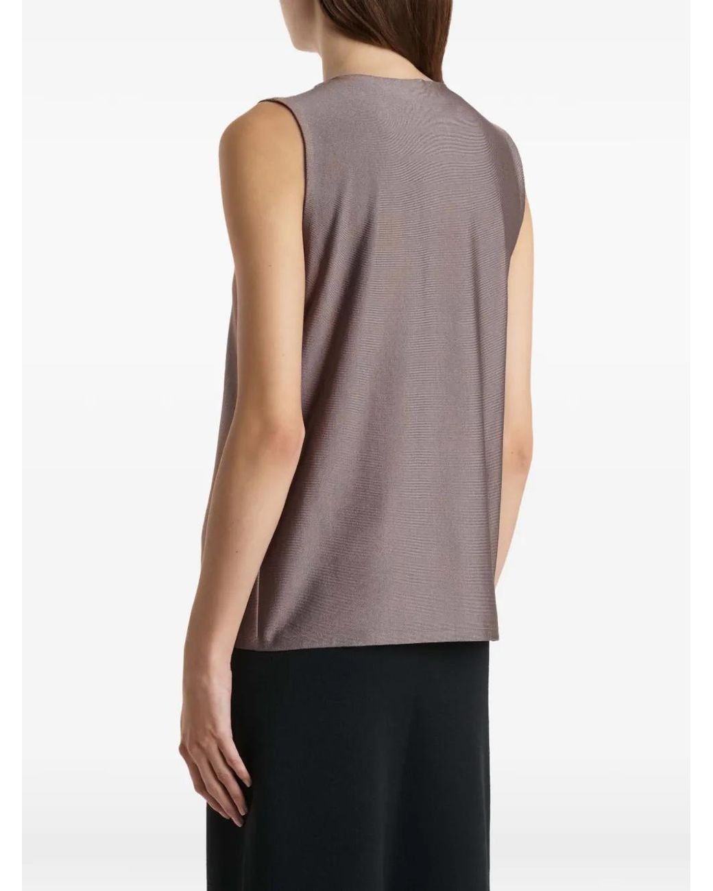 Khaite Brown Tora Top