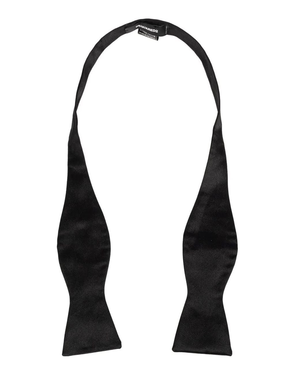 DSquared² Black D2 Classic Bow Tie for men
