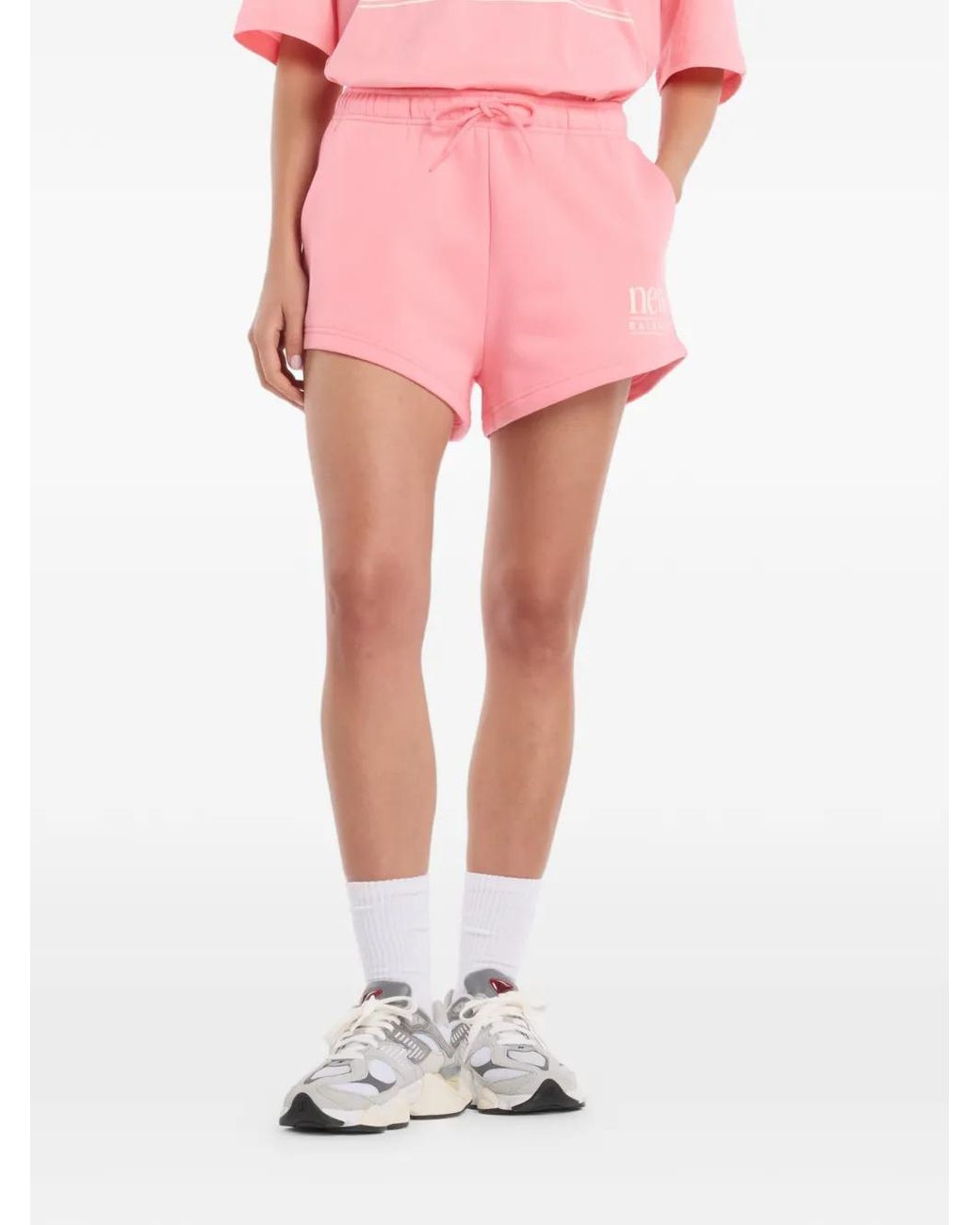 New Balance Pink Reimagined Fleece Shorts