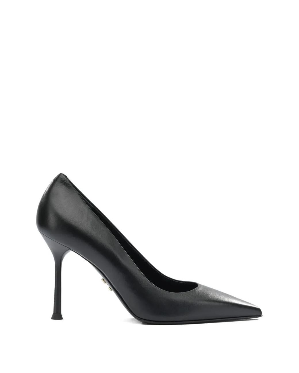 Sergio Levantesi Black Pointed-Toe Heeled Pumps
