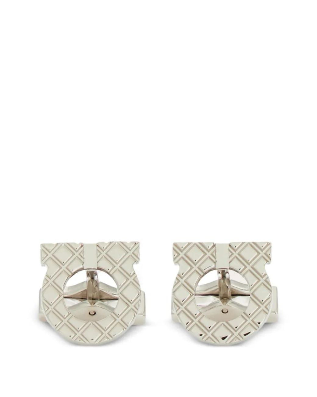 Gemelli Gancini di Ferragamo in White da Uomo