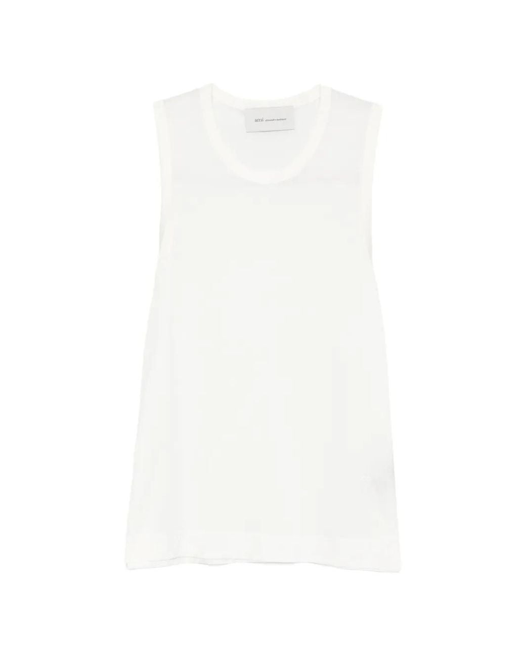 Débardeur AMI pour homme en coloris White