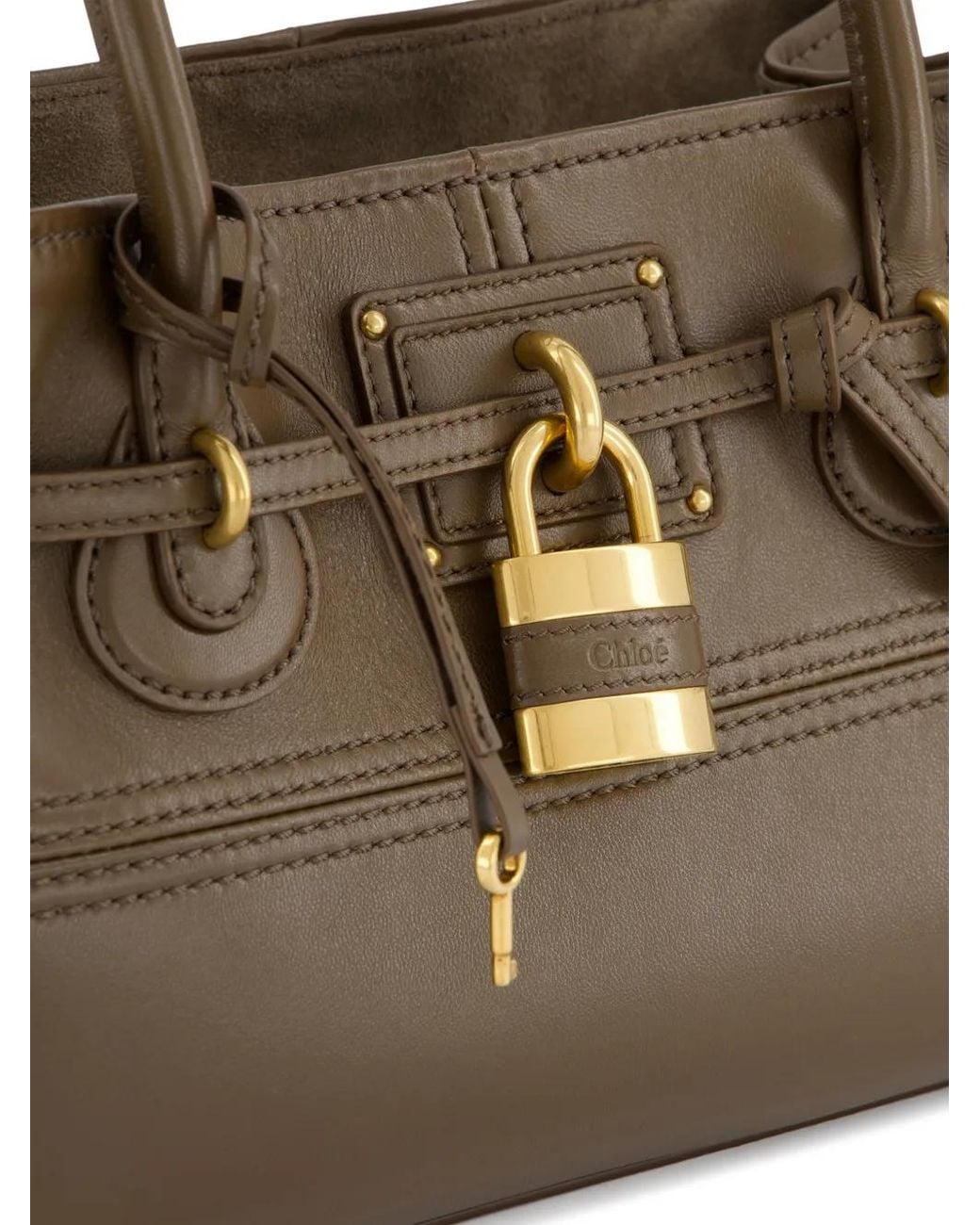 Chloé Brown Paddington Sling Leather Handbag