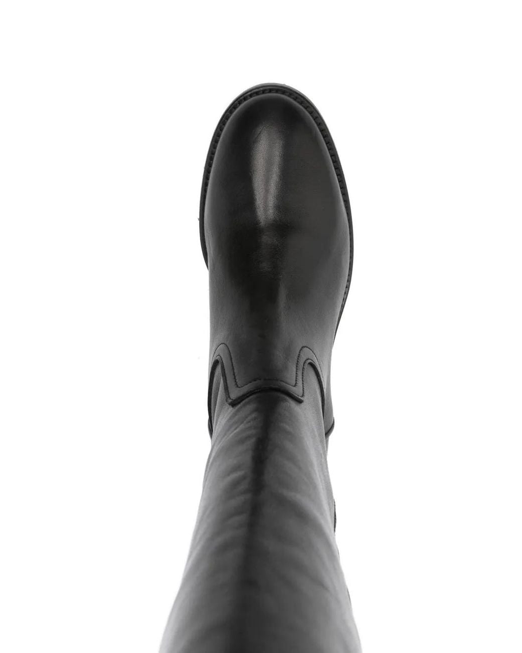 CURIOSITÉ Black 30Mm Leather Knee-High Boots