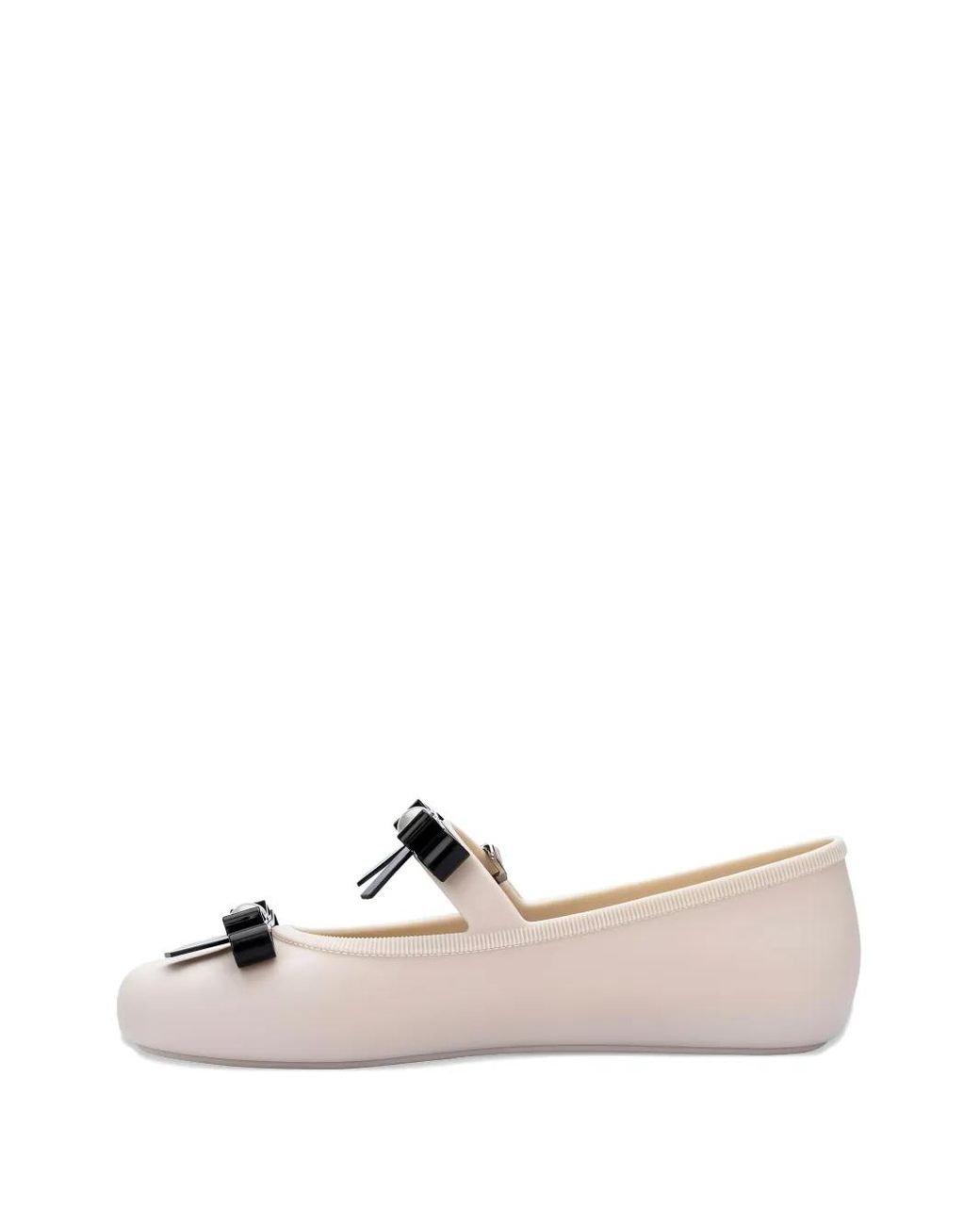 Melissa Brown Bow-Embellished Ballerinas