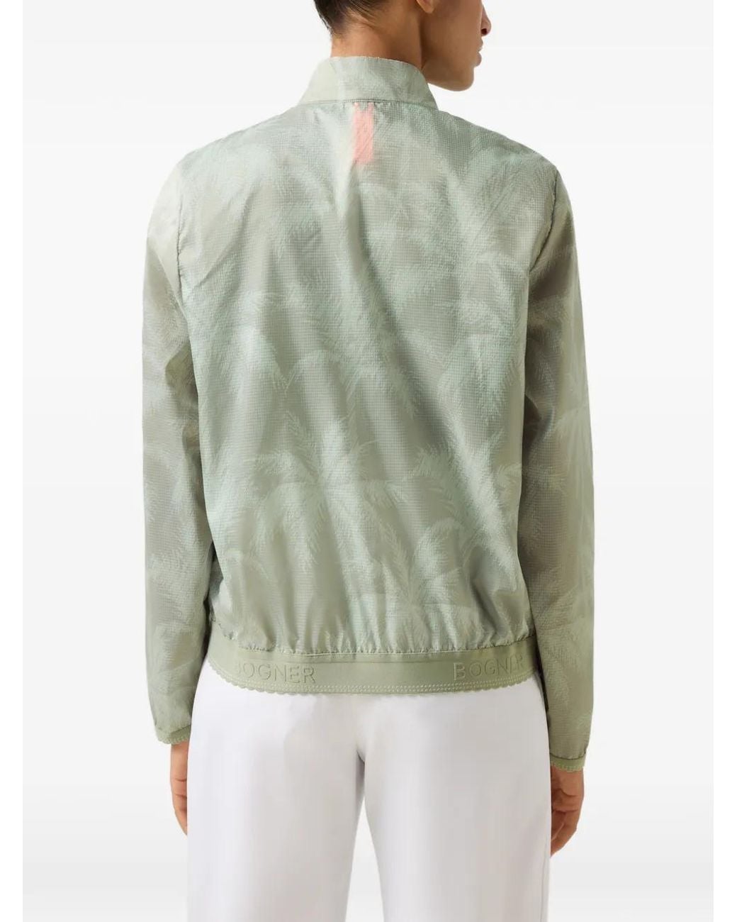 Bogner Green Sofie Bomber Jacket