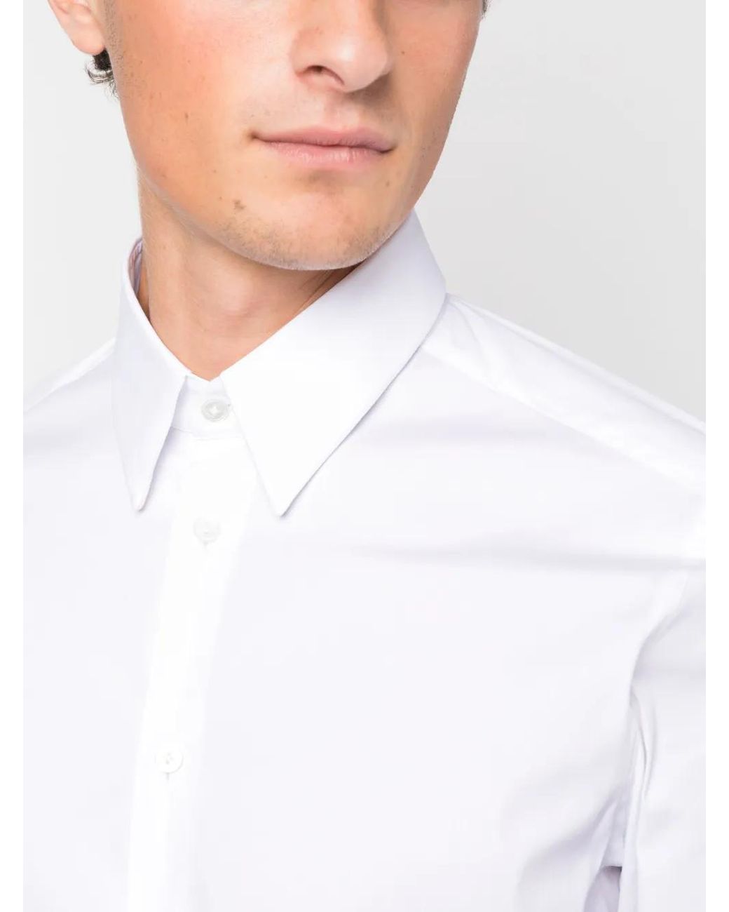 Lanvin White Long-sleeve Shirt for men