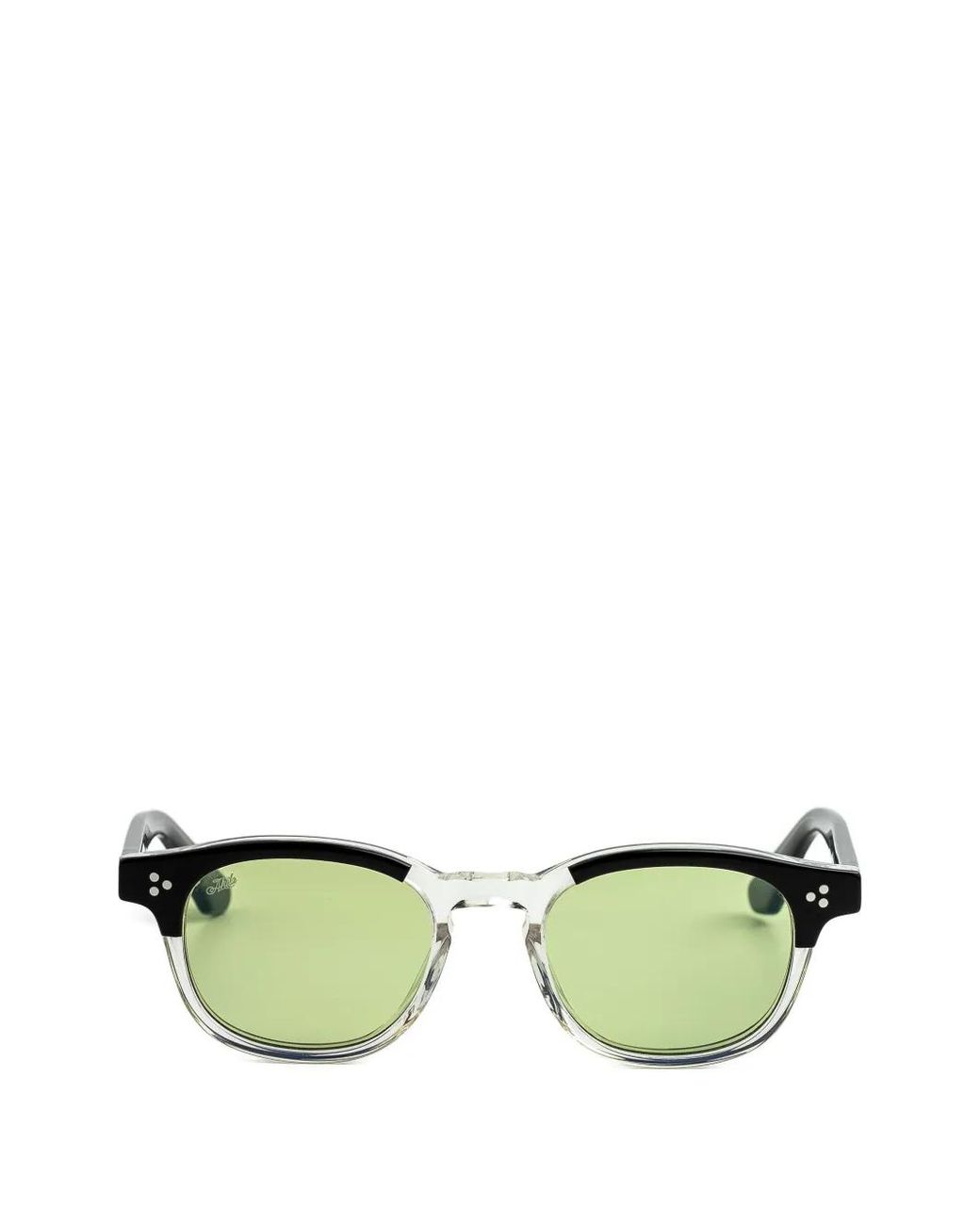 AKILA Green Atria Round-Frame Sunglasses