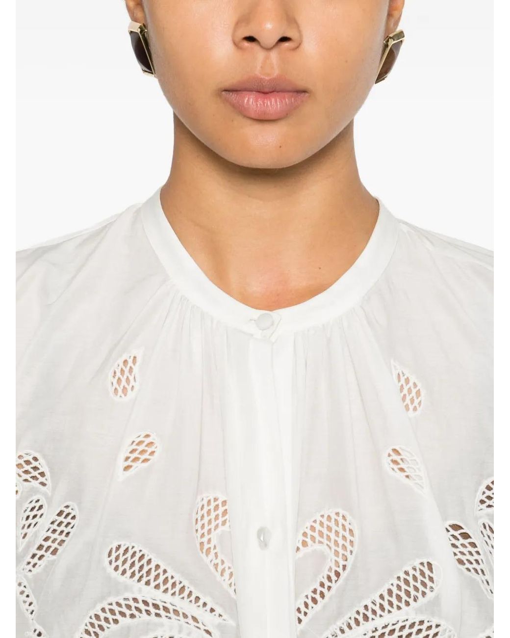 Forte_forte White Embroidered Shirt