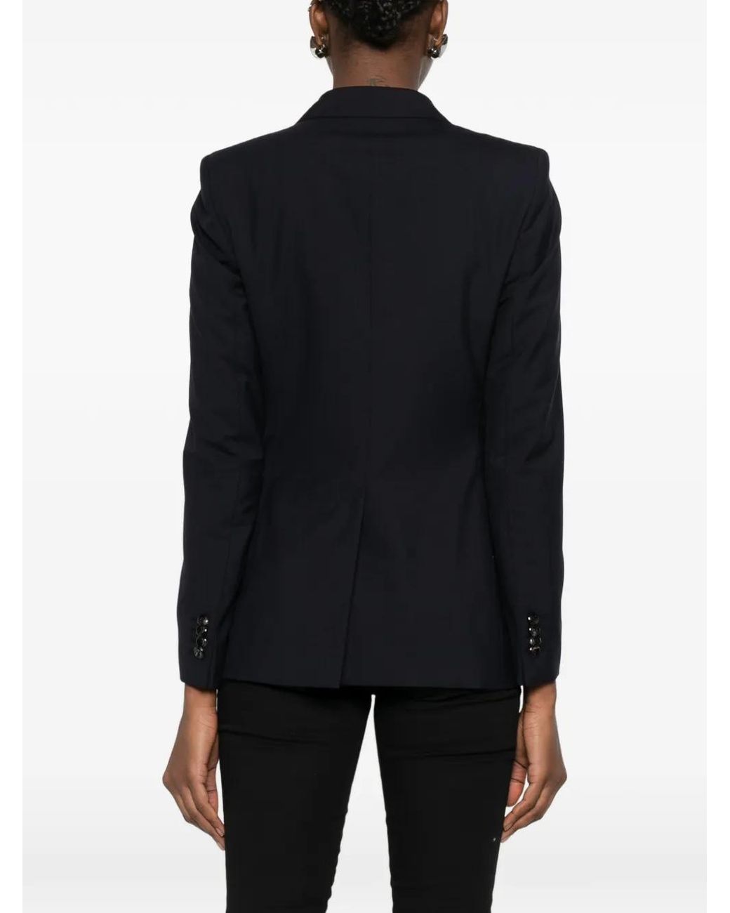 Chaqueta De Lana Con Doble Botonadura Tagliatore de color Blue