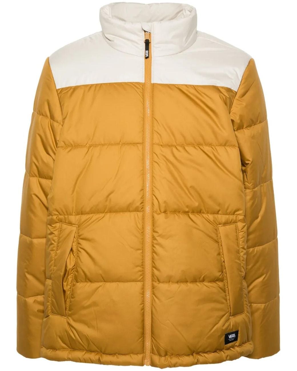 Vans Yellow No Hooded Norris Puffer Jacket for men