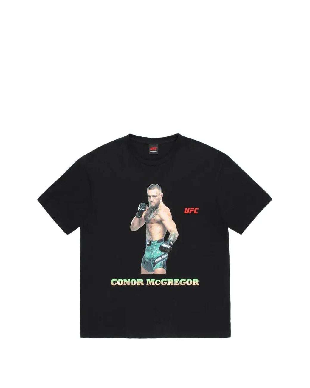 Wacko Maria Black Graphic-Print Crew-Neck T-Shirt for men