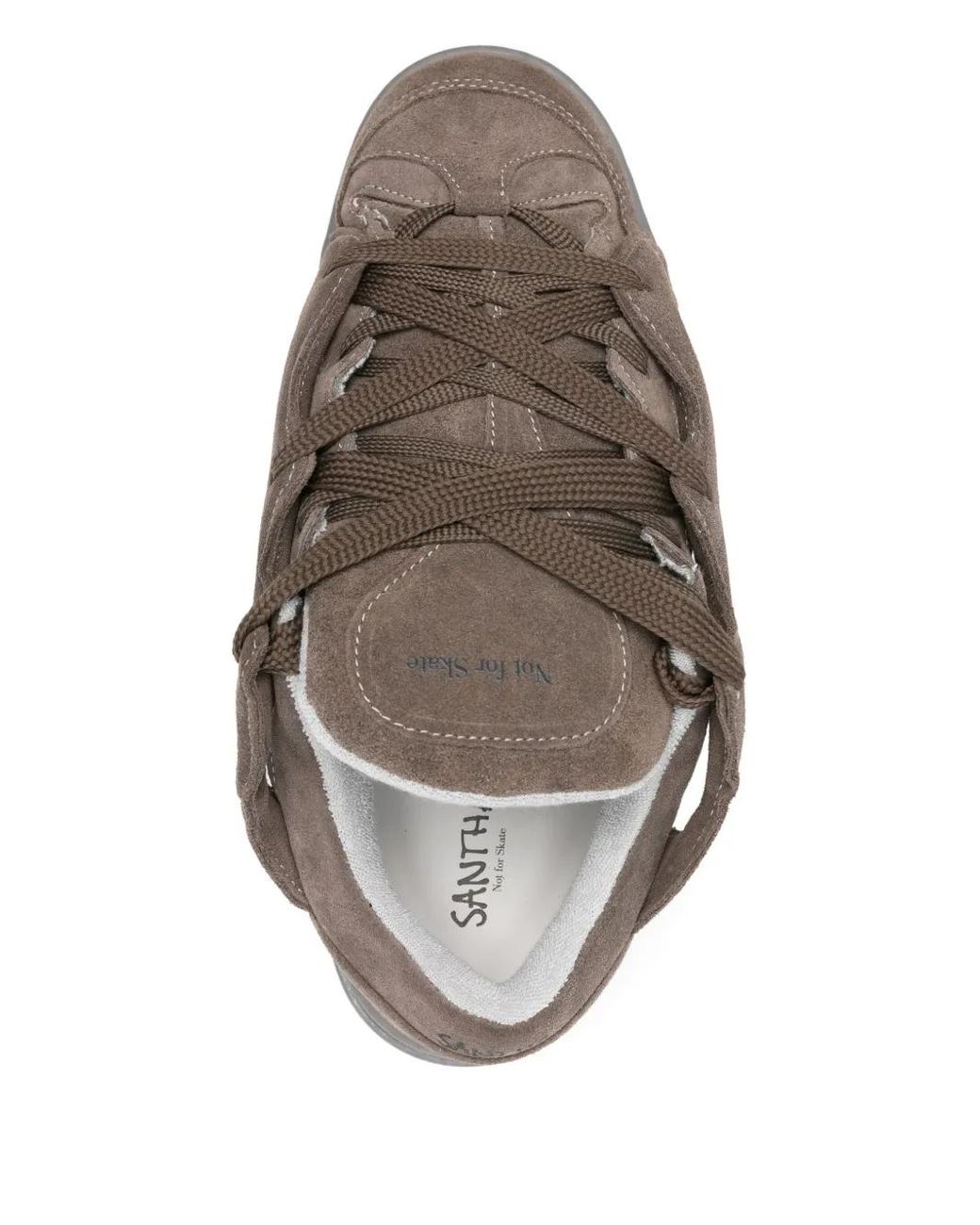 Santha Brown Model 1 Lace-Up Fastening Sneakers for men