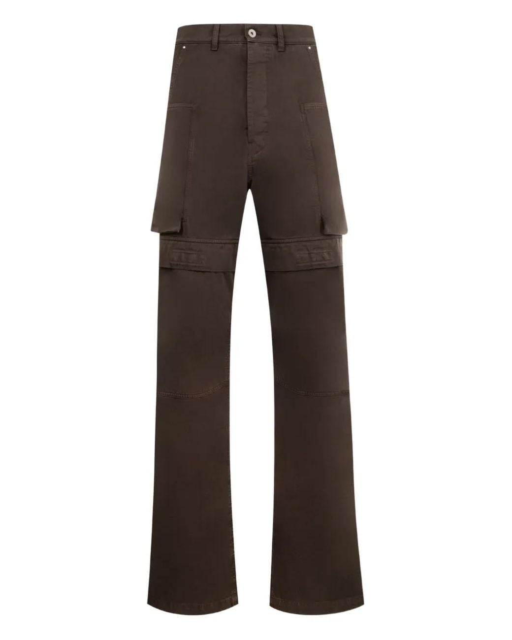 Rick Owens Gray Stefan Cargo Pants for men