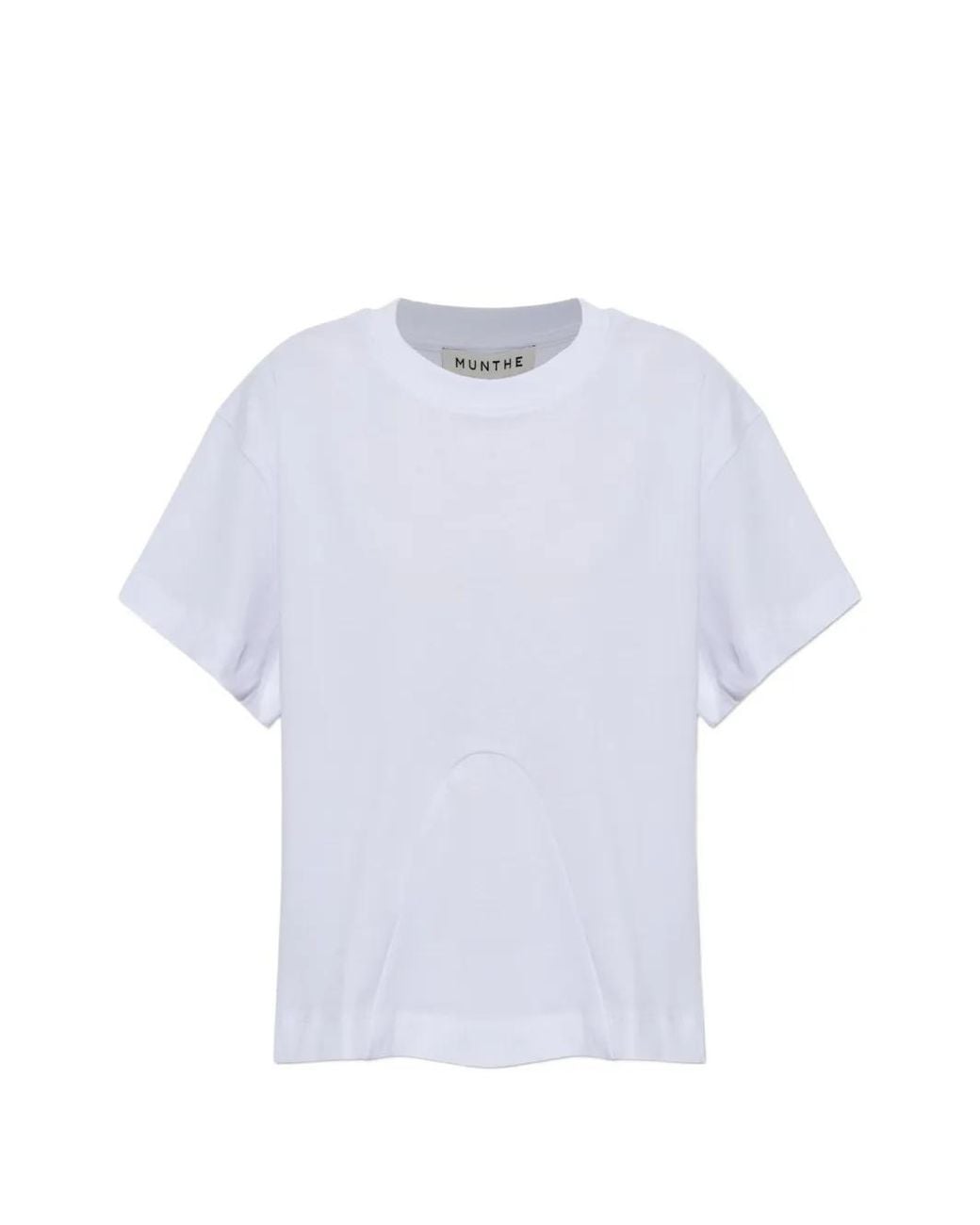 Munthe White Vupiter Cotton T-Shirt
