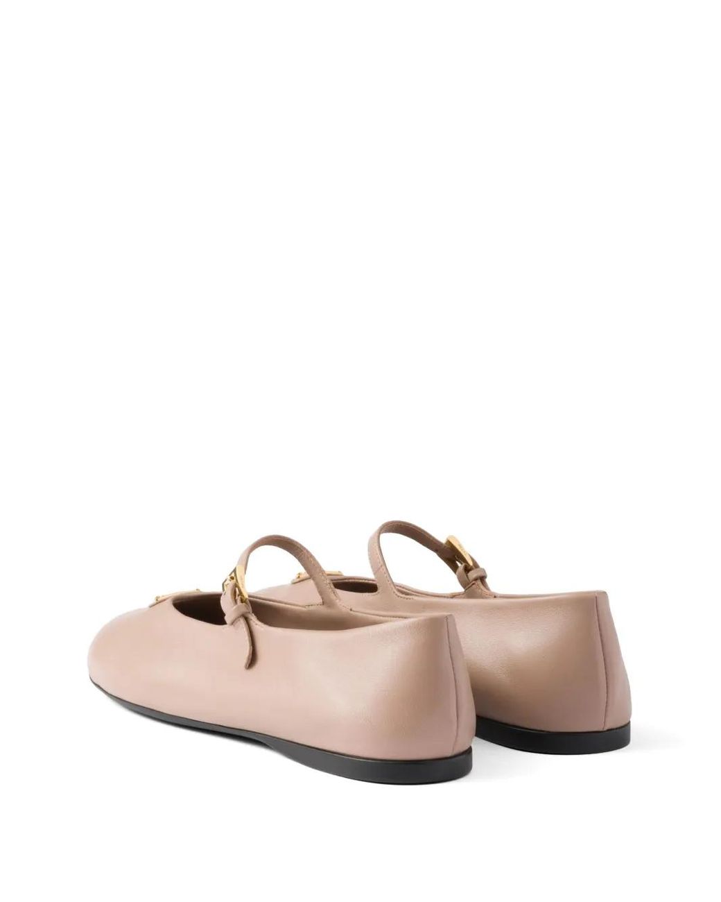 Prada Pink Nappa Leather Ballerinas
