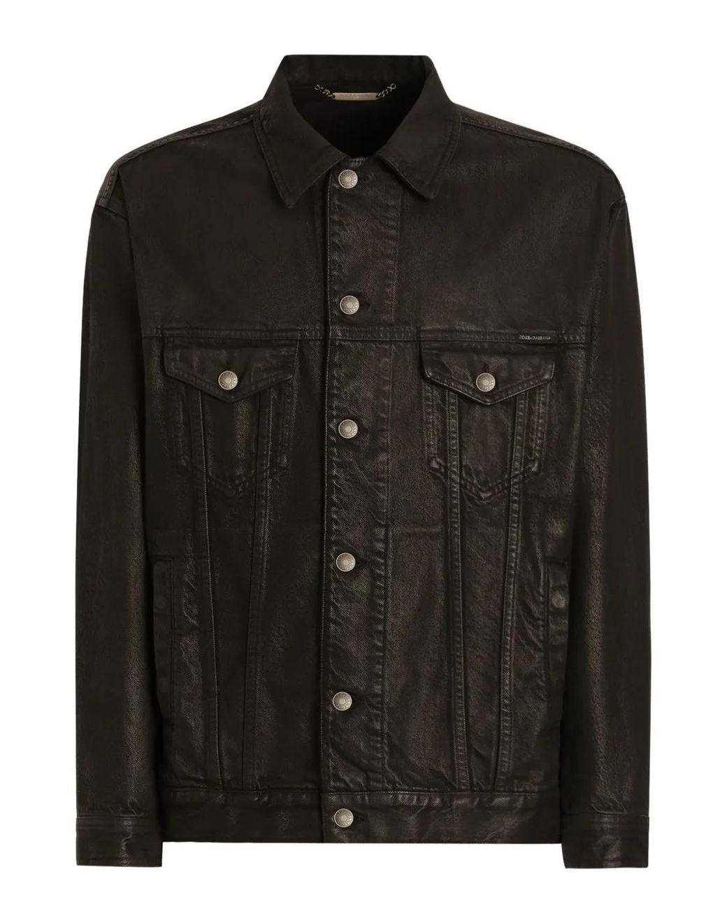 Dolce & Gabbana Black Flap-Pocket Jacket for men