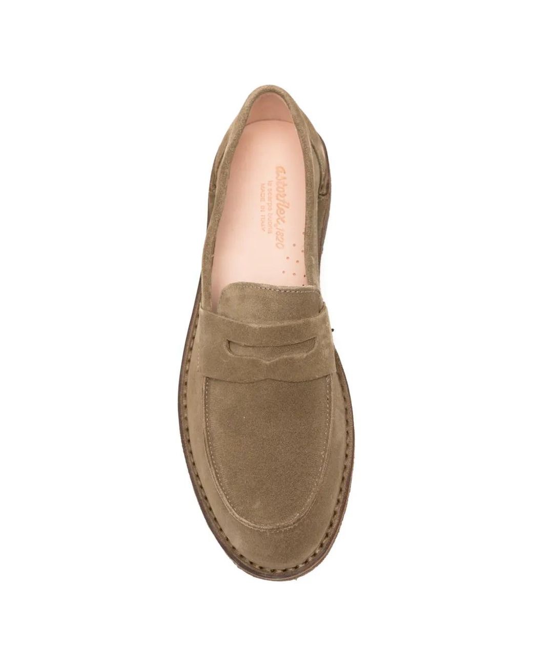Astorflex Green Sadelflex Suede Loafers for men