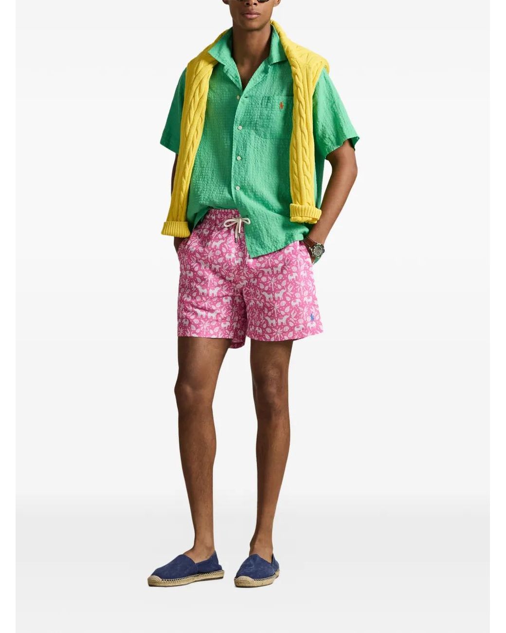 Polo Ralph Lauren Pink Trunk for men